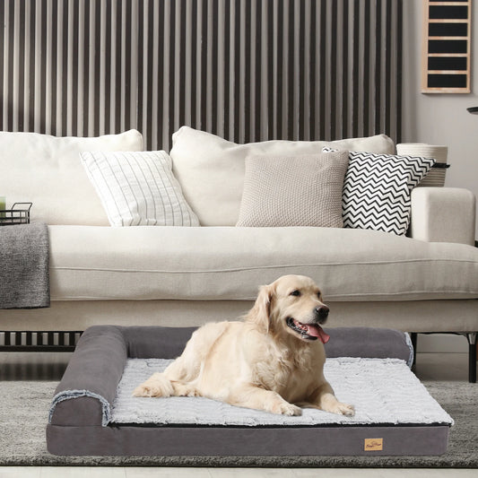 Coussin chien ergonomique salon