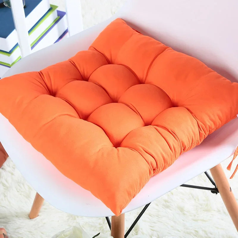 Coussin de chaise ergonomique orange