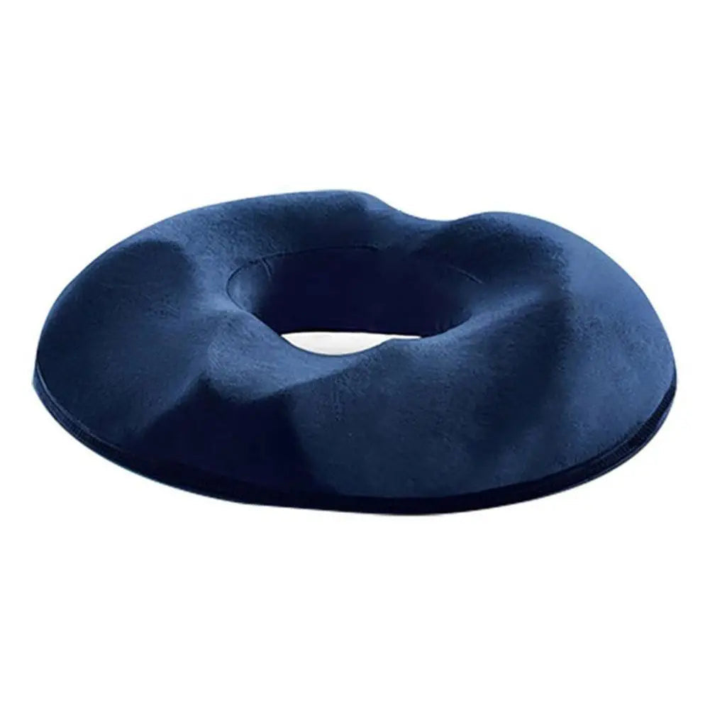 Coussin ergonomique chaise de bureau bleu