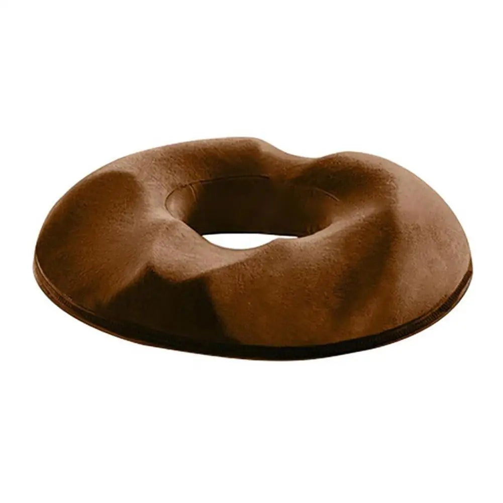 Coussin ergonomique chaise de bureau marron