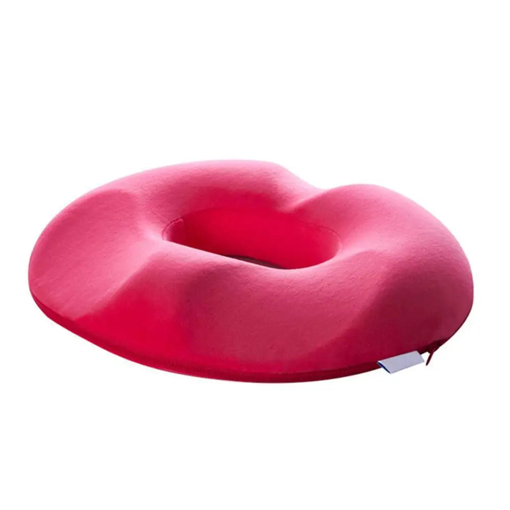 Coussin ergonomique chaise de bureau rose