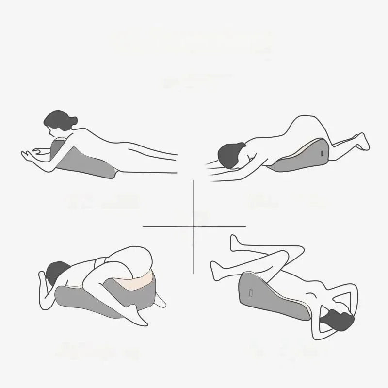 Coussin ergonomique dos lit position