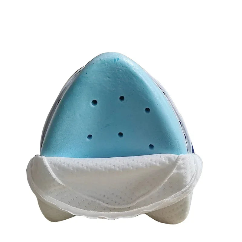 Coussin ergonomique genou bleu