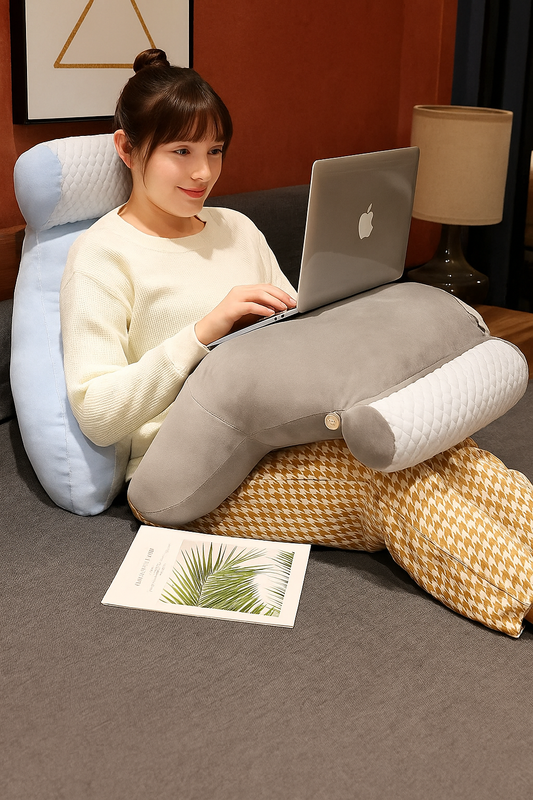 Coussin ergonomique lecture lit