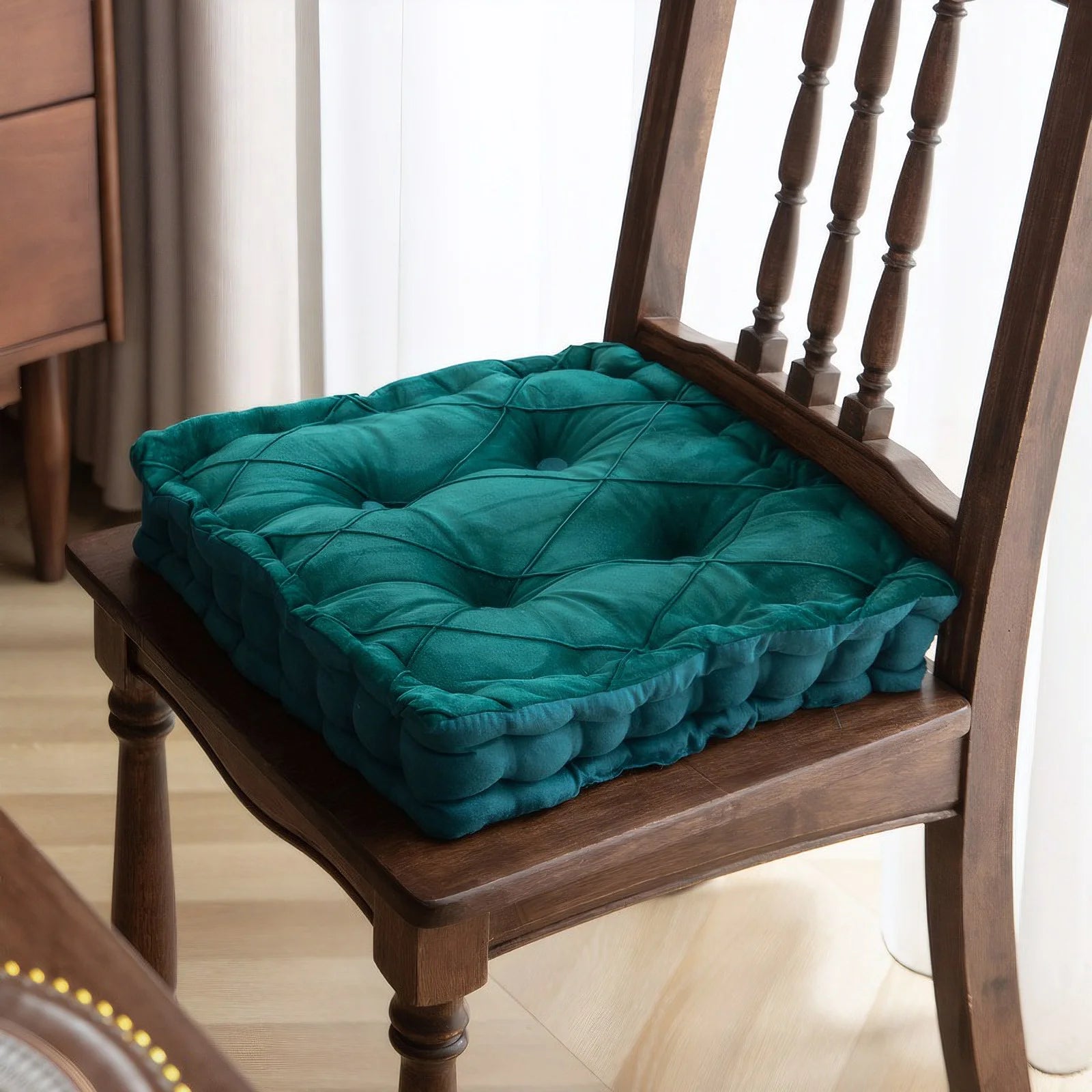 Coussin ergonomique pour chaise vert