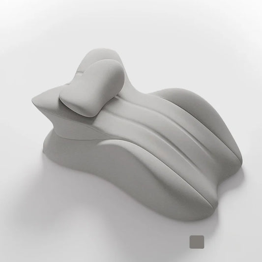 Coussin ergonomique tete gris