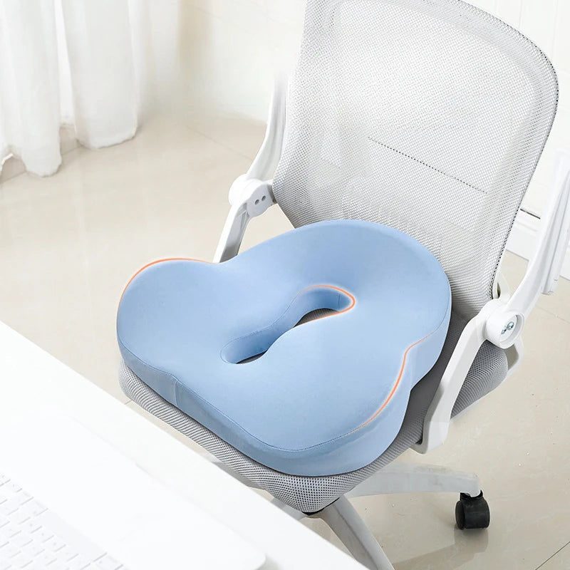 Coussin réhausseur ergonomique bleu