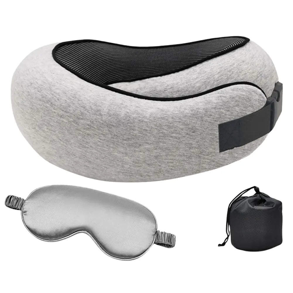 Douleur cervicale oreiller ergonomique gris