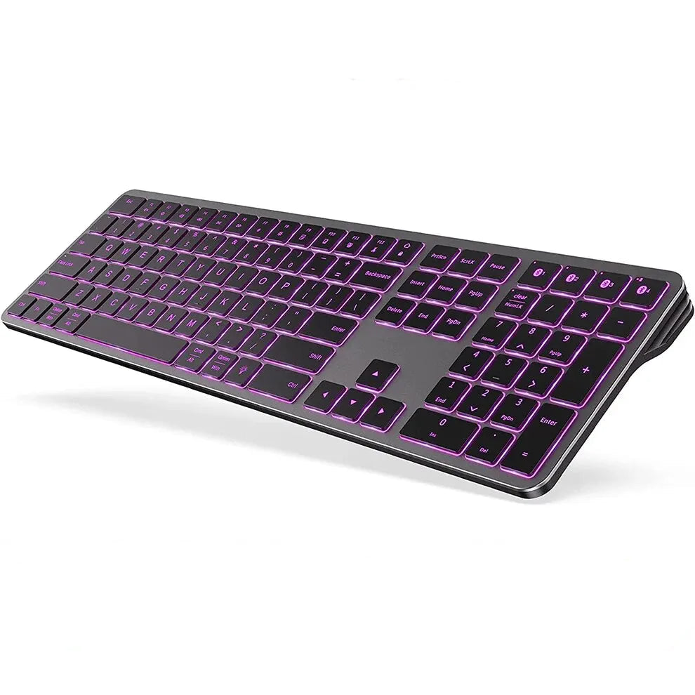 Ensemble clavier souris sans fil ergonomique noir