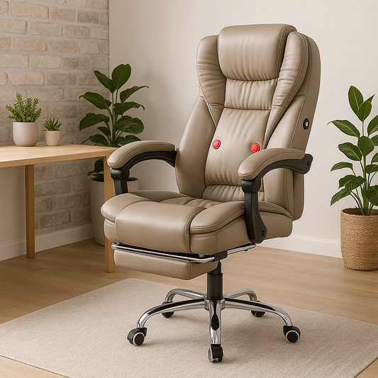 Ergonomie fauteuil de bureau marron