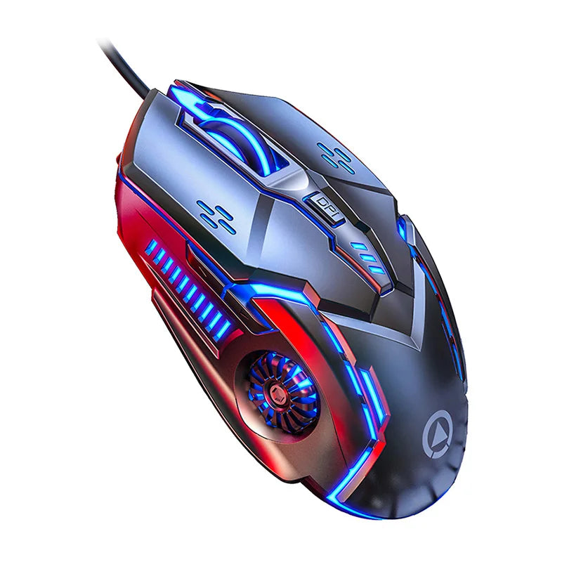 Ergonomie souris rouge
