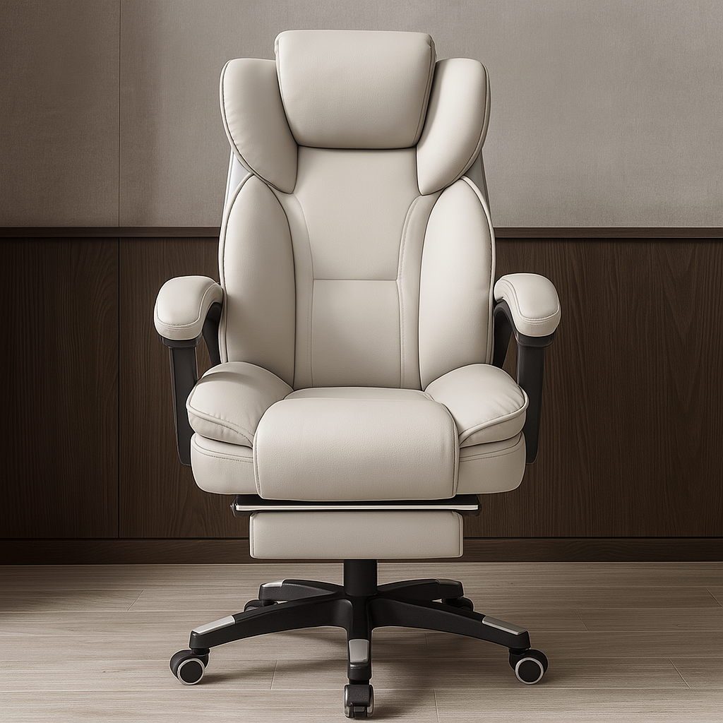 Ergonomique fauteuil bureau blanc