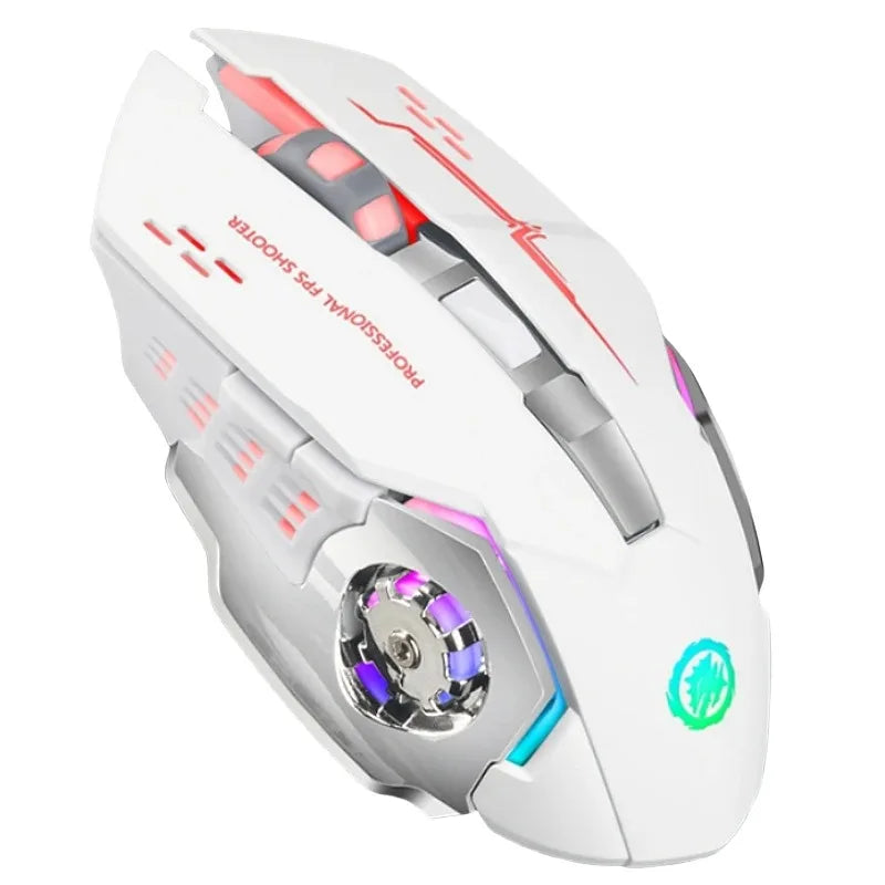 Ergonomique souris sans fil blanc