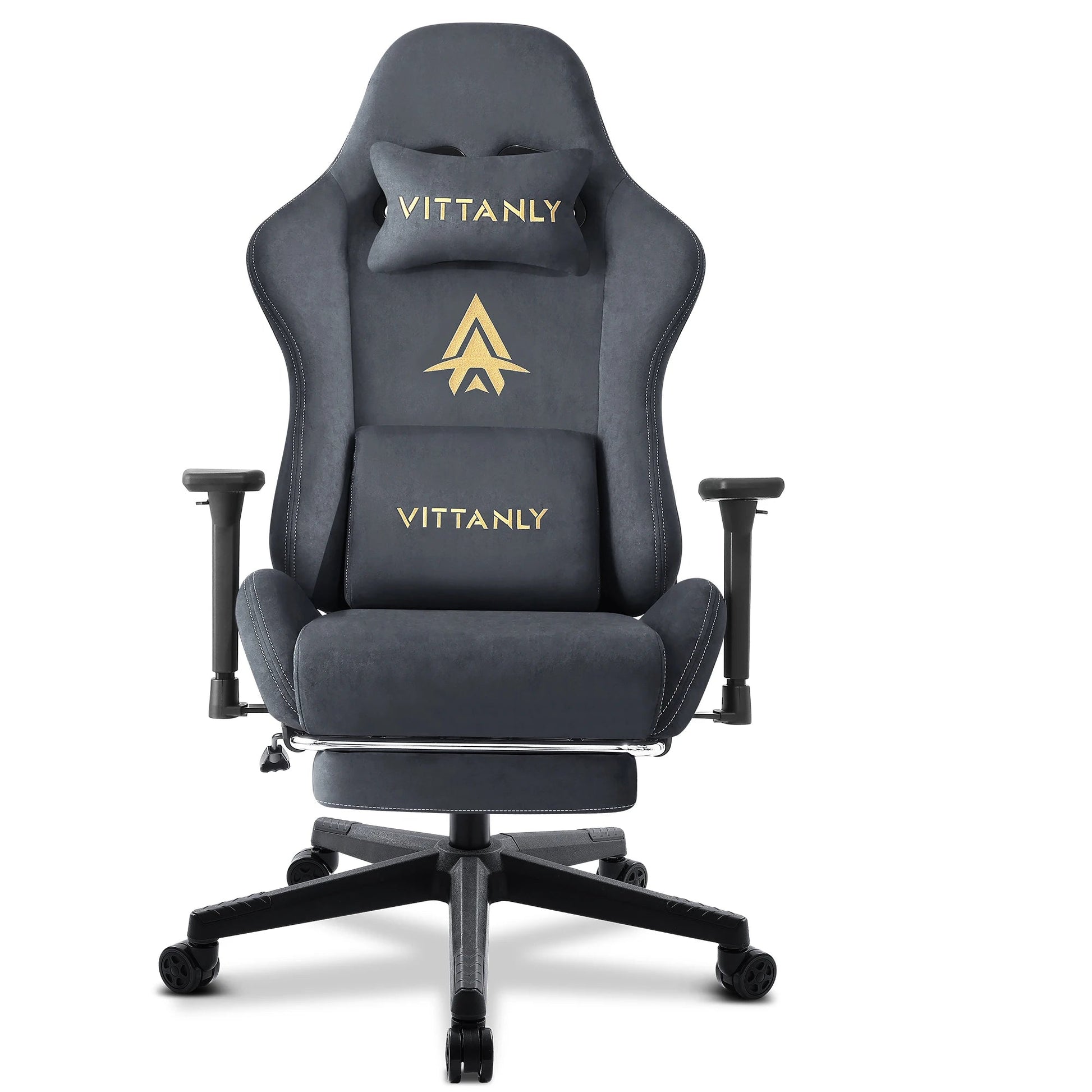 Fauteuil bureau ergonomique gamer gris