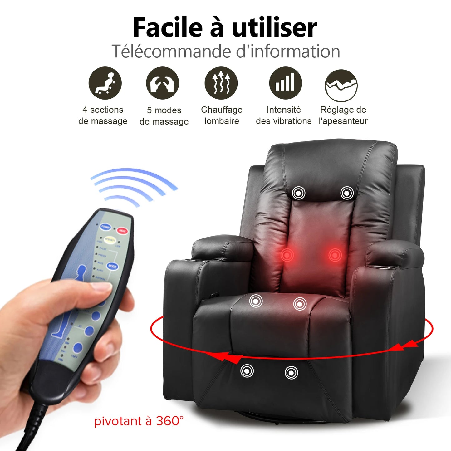 Fauteuil bureau ergonomique mal de dos