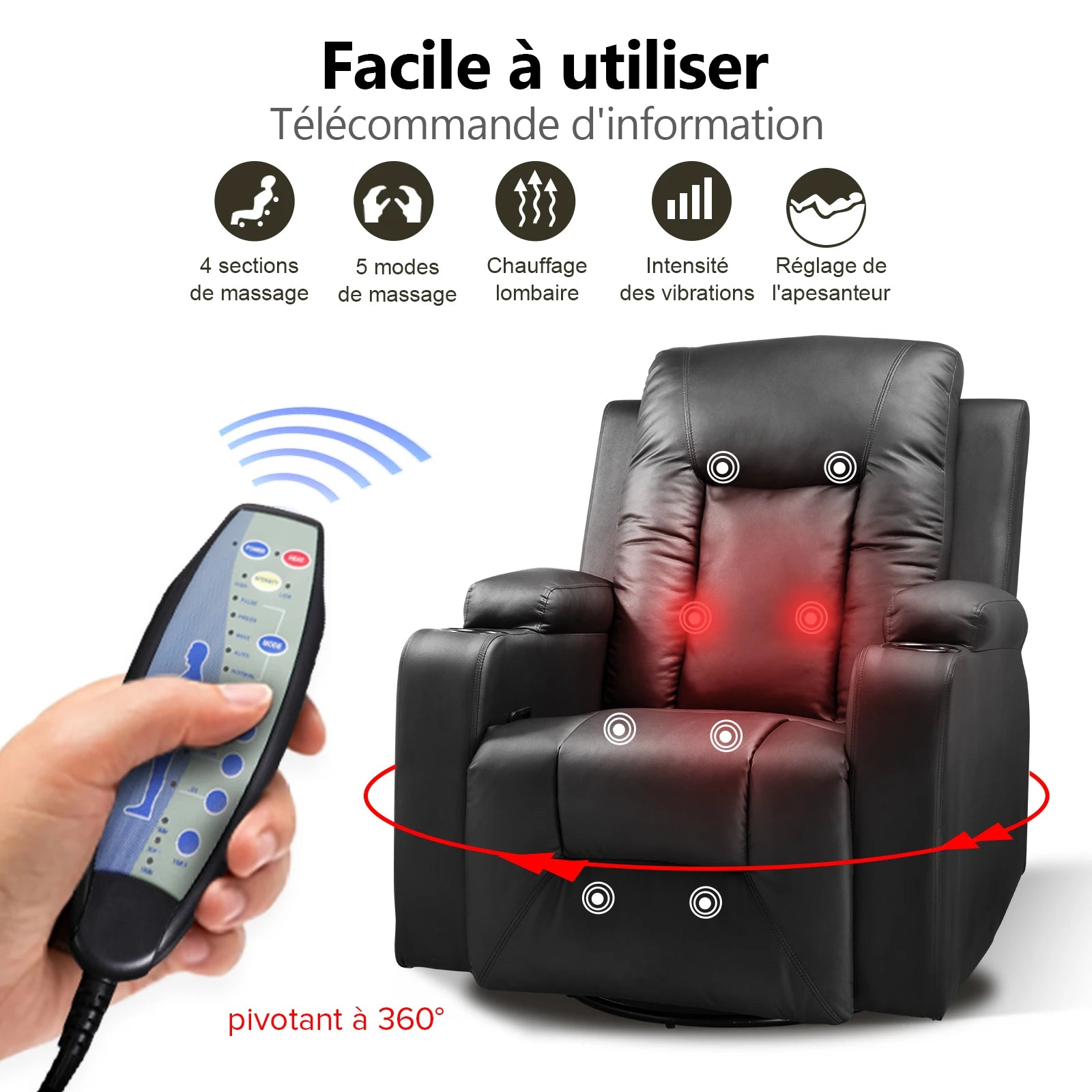 Fauteuil bureau ergonomique mal de dos