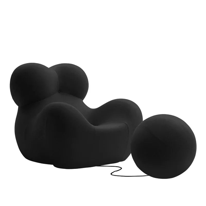 Fauteuil de bureau design ergonomique noir