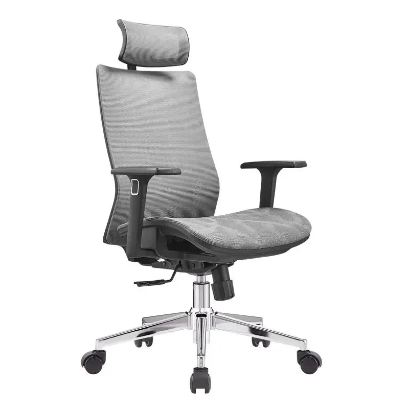 Fauteuil de bureau ergonomique pour le dos gris
