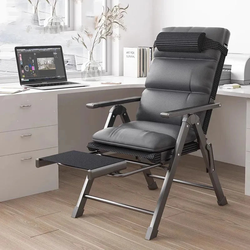 Fauteuil de bureau ergonomique sans roulettes assis