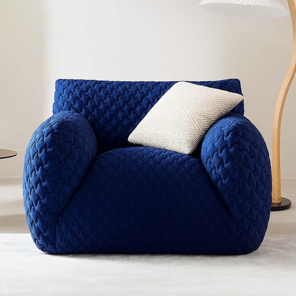 Fauteuil de bureau ergonomique tissu doux