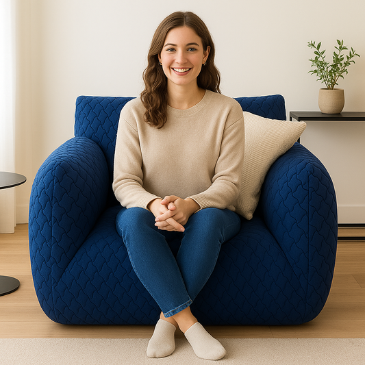 Fauteuil de bureau ergonomique tissu femme