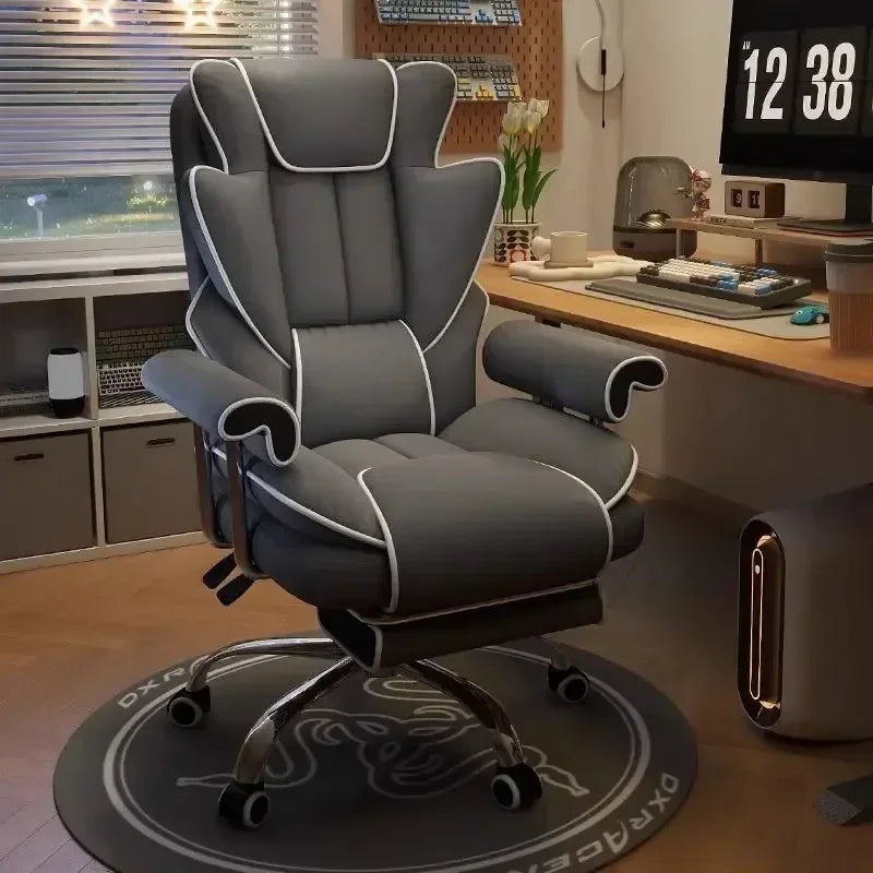 Fauteuil de bureau ergonomique usage intensif gris