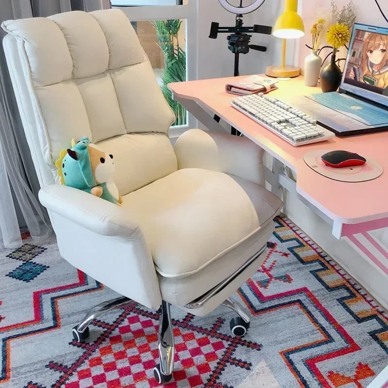 Fauteuil de bureau professionnel ergonomique beige