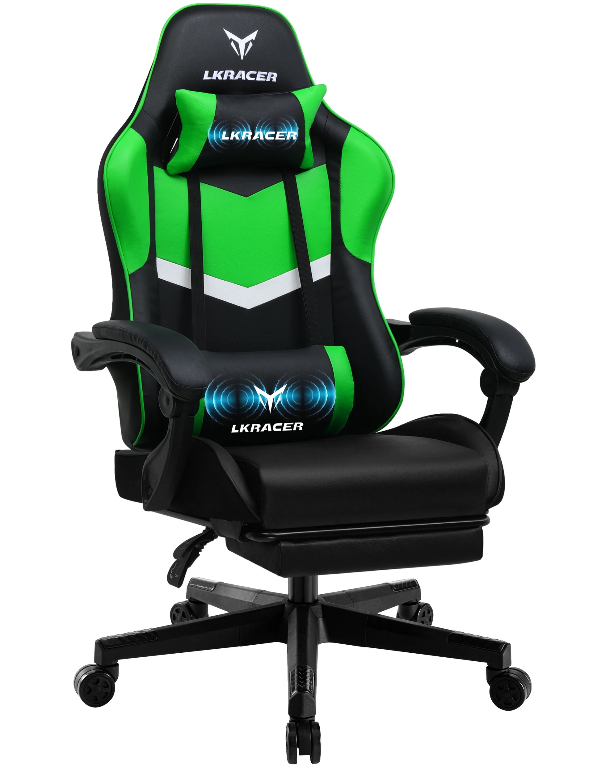 Fauteuil ergonomique avec soutien lombaire vert