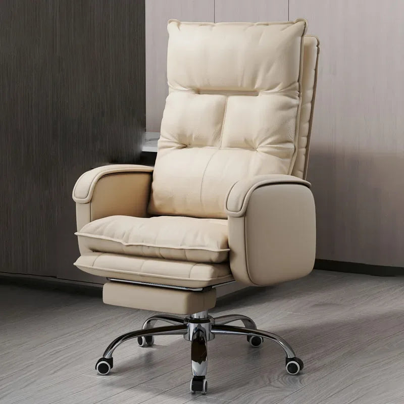 Fauteuil ergonomique pour bureau blanc