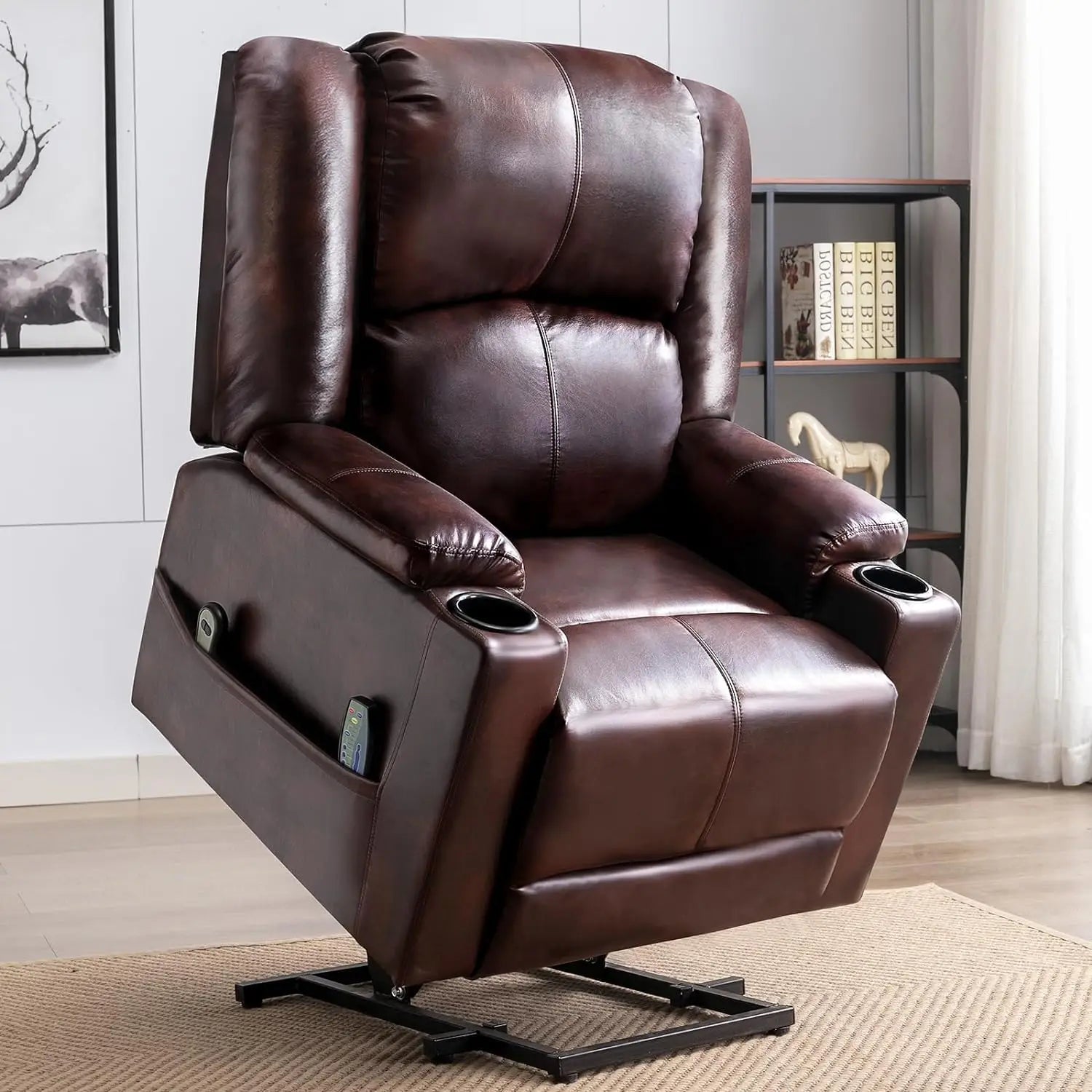 Fauteuil ergonomique pour mal de dos marron