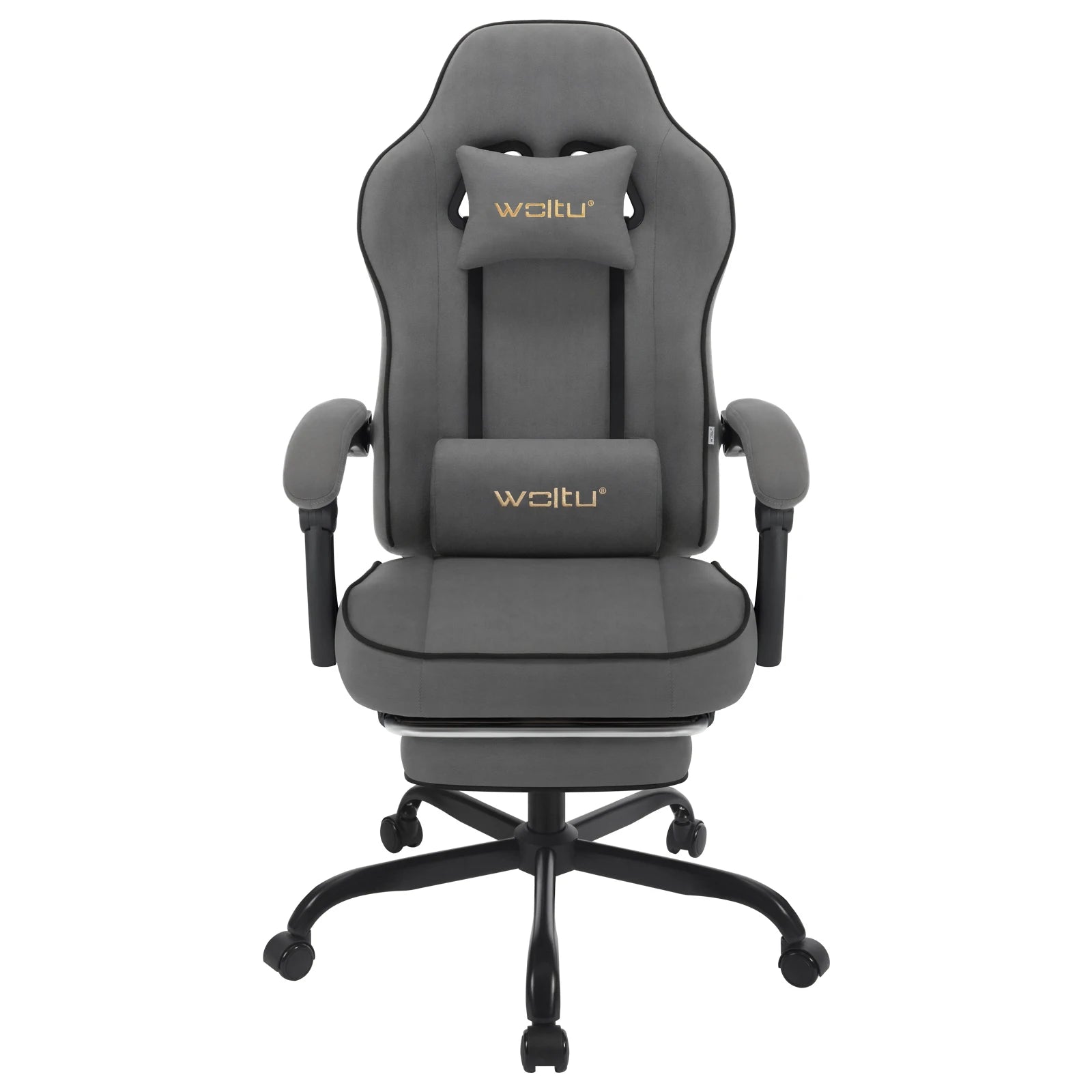 Fauteuil ergonomique soutien lombaire gris