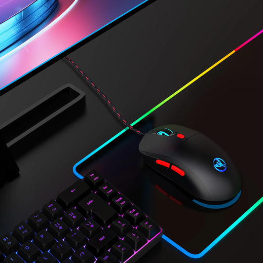 Filaire souris ergonomique bureau