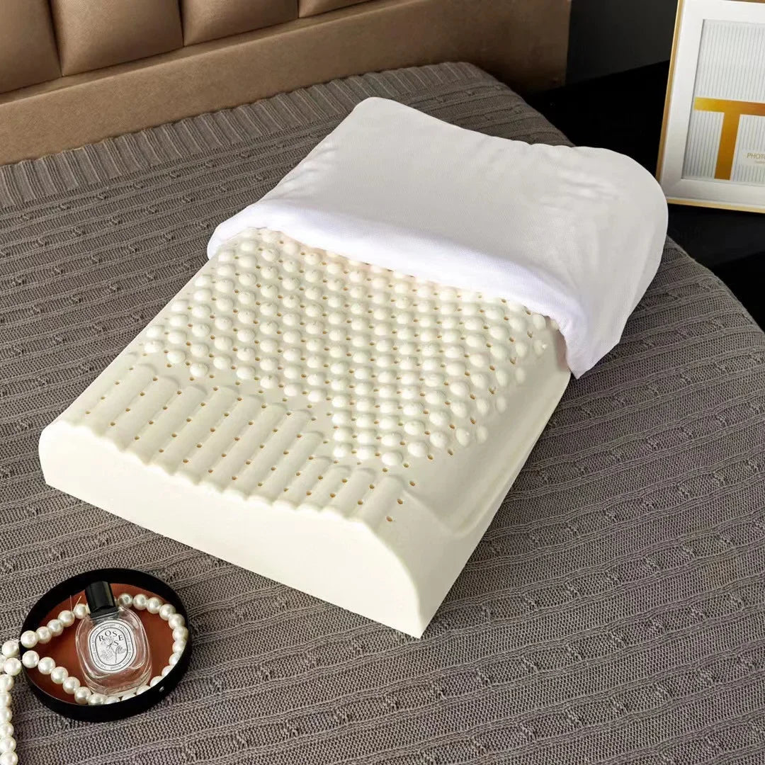Oreiller en latex ergonomique lit