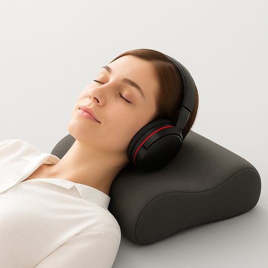 Oreiller ergonomique anti ronflement cou