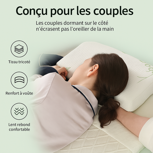 Oreiller ergonomique bras droit