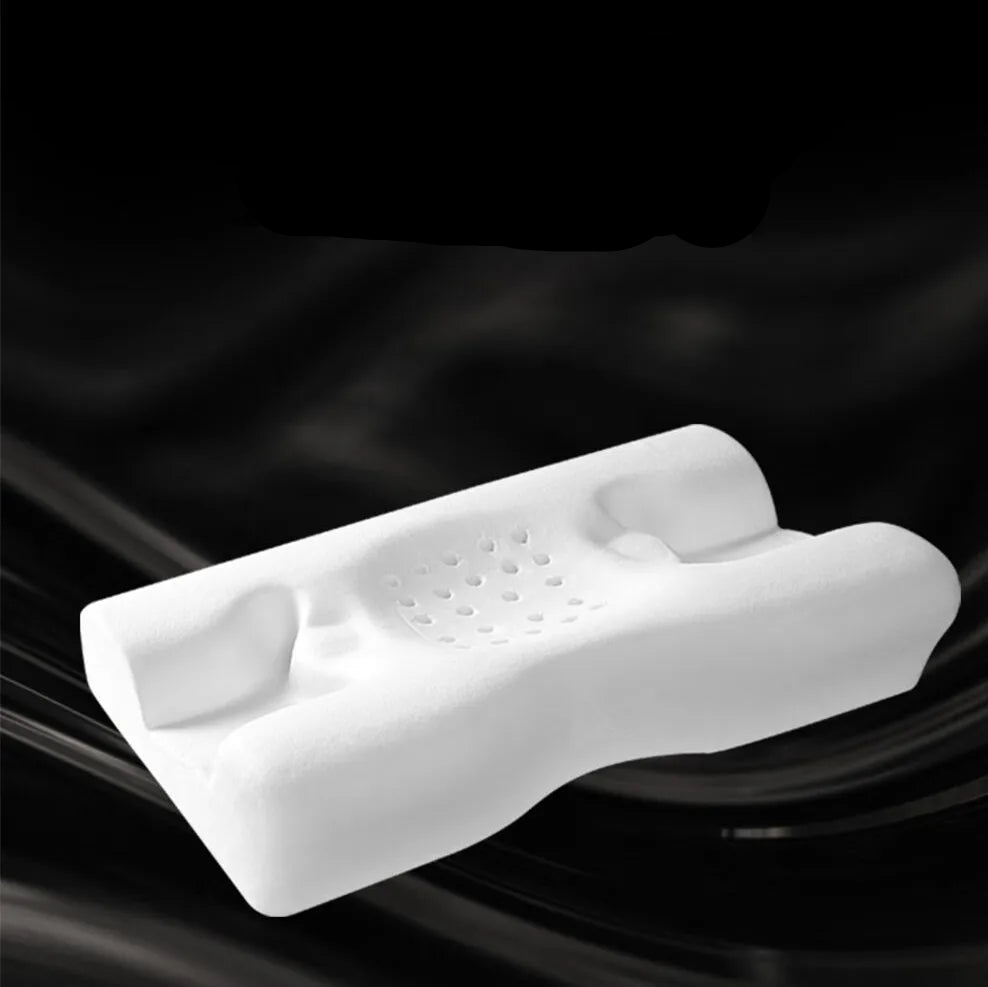 Oreiller ergonomique douleurs cervicales noir