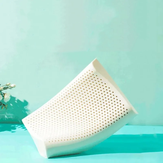 Oreiller ergonomique en latex naturel vert