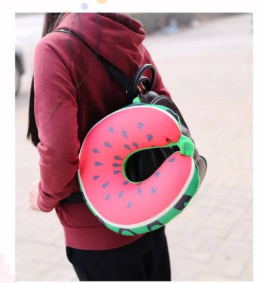 Oreiller microbilles ergonomique rouge