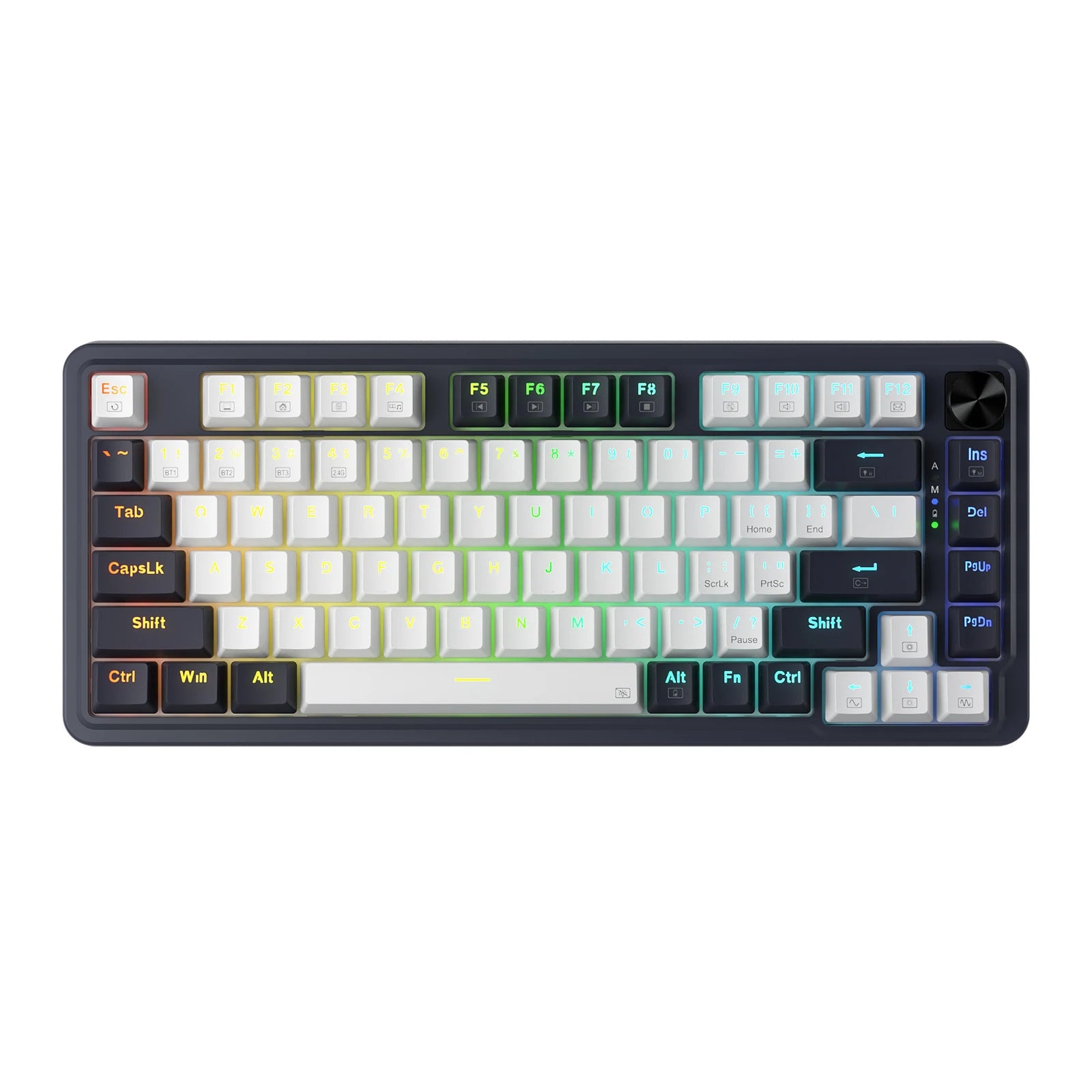 Pack clavier souris ergonomique blanc