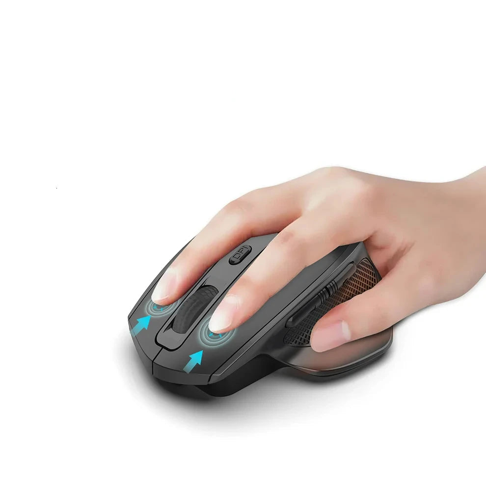 Sans fil souris ergonomique blanc