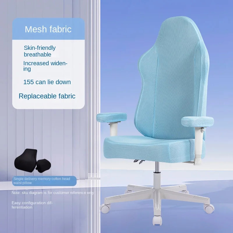 Fauteuil de bureau ergonomique en tissu