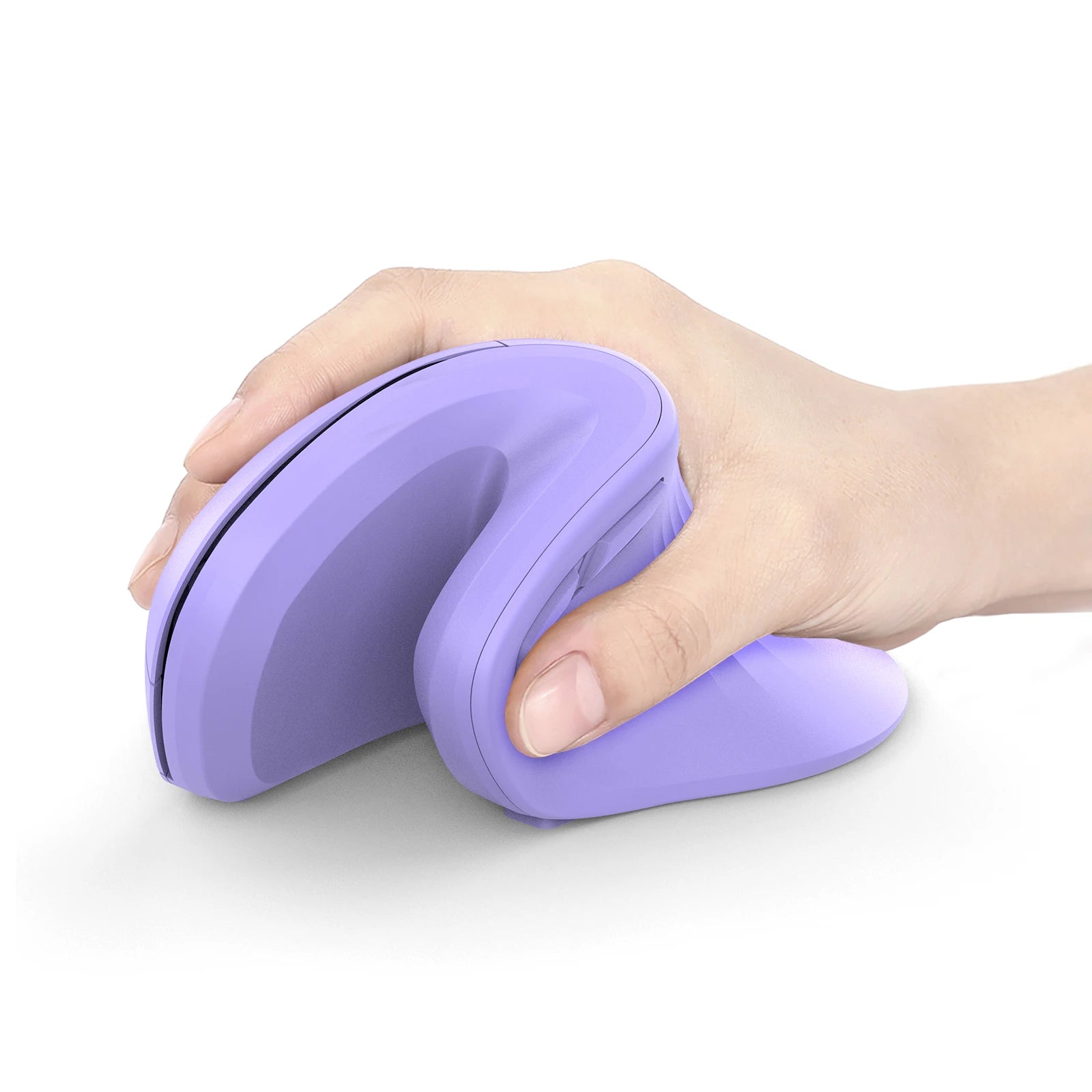 Souris bluetooth ergonomique violet