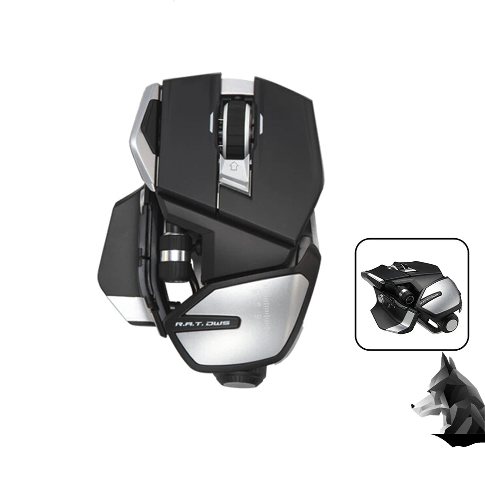 Souris centrale ergonomique noir