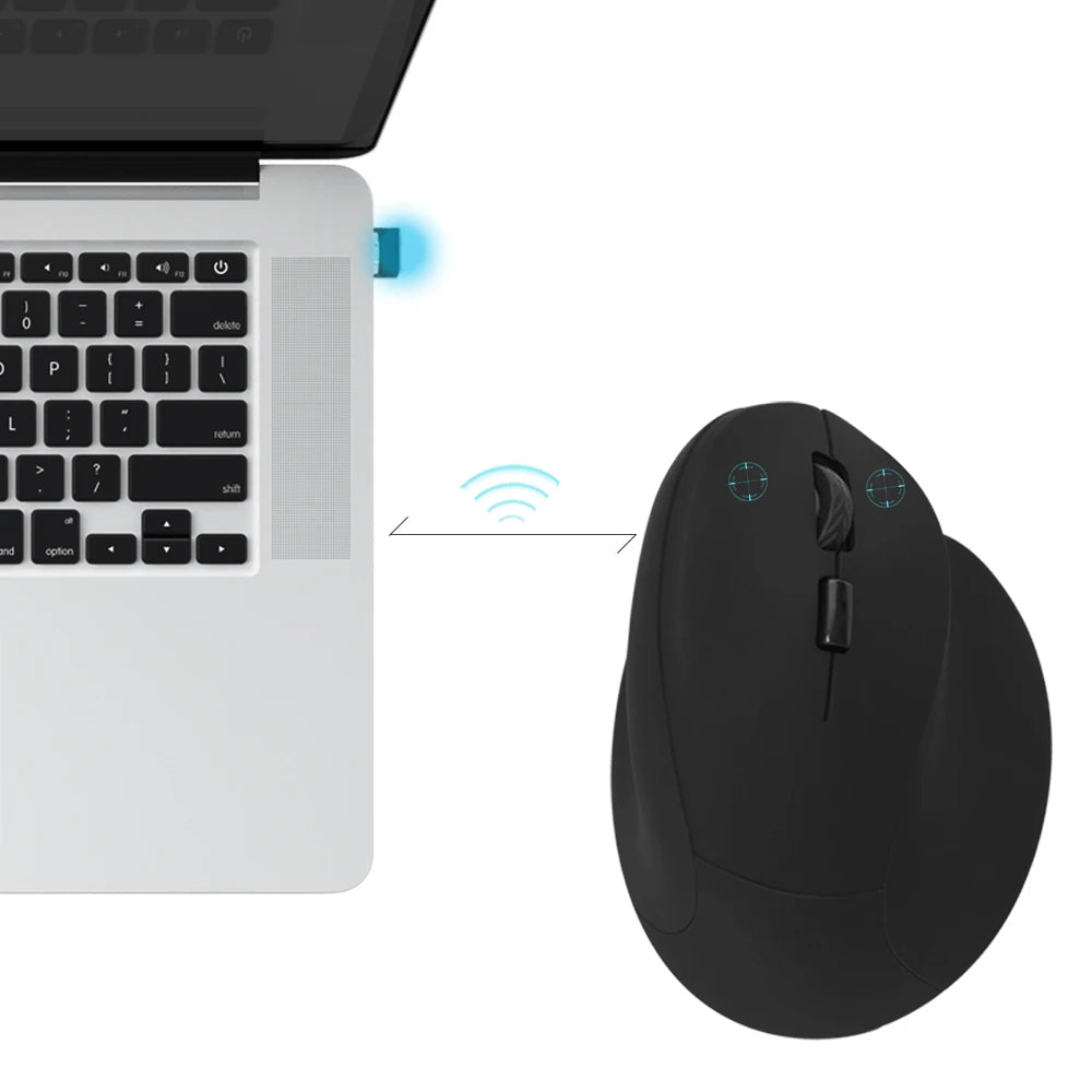 Souris ergonomique droitier blanc