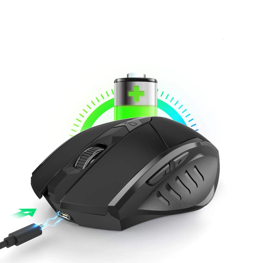 Souris ergonomique gamer sans fil