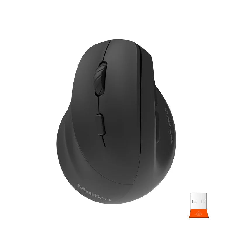 Souris ergonomique gaucher sans fil blanc