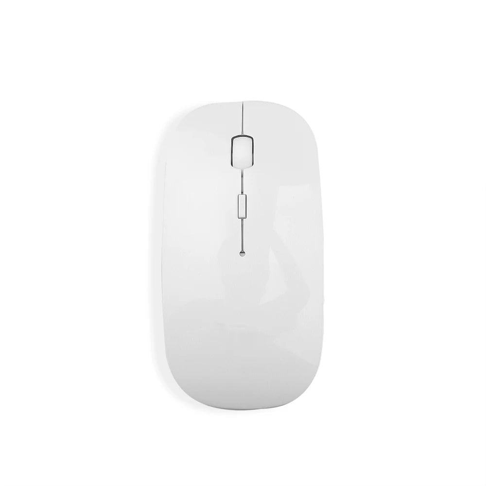 Souris ergonomique plate blanc
