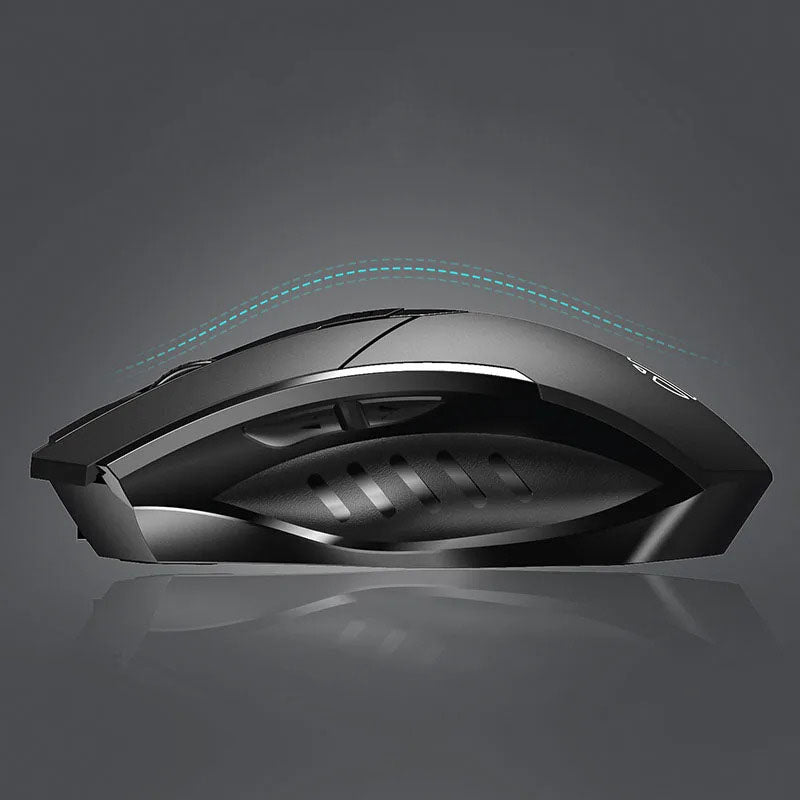 Souris ergonomique sans fil gamer noir