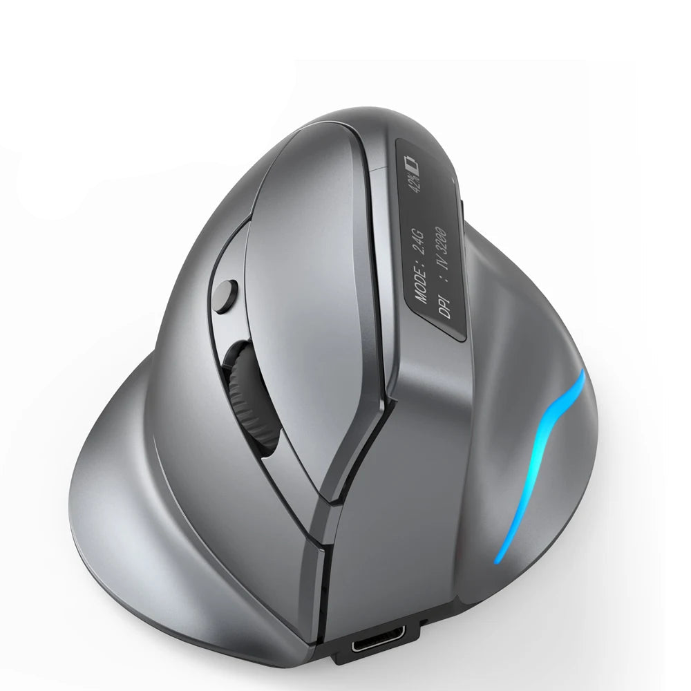 Souris ergonomique sans fil rechargeable