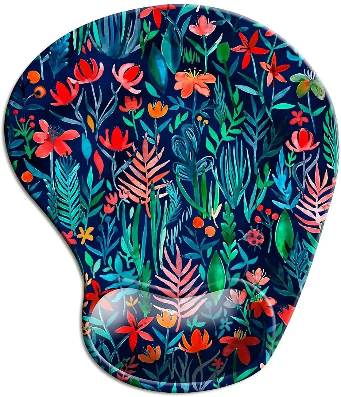 Tapie de souris ergonomique bleu